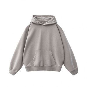 Customized Washed Vintage American Style Loose Fit Heavyweight Street Warm Sweatpants Hoodie Set Hoodie Sweatshirt - Product Image 3