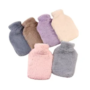 Rubber Hot-water Bottle 1500 Whole Sale Mixed Color Hot Water Bottle With Cover