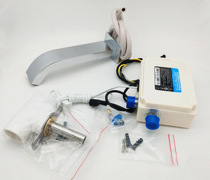 ก๊อกน้ำทองเหลืองอินฟราเรดติดผนังแบบรูเดียวที่ทันสมัยก๊อกน้ำอ่างอัตโนมัติร้อนและเย็นสำหรับใช้ในครัว - Product Image 3