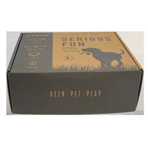 Custom Printed Toy Packaging Corrugated Mailer Shipping <b>Box</b> for Dog Toys Accessories and Pet Gift Sets - Product Image 1