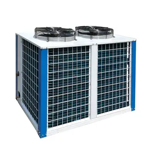 Unidade De Condensação De Sala Fria Equipamento De Refrigeração De Unidade De Compressor Resfriador De água Industrial Refrigerado A Ar