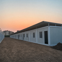 Maison préfabriquée en conteneur, maison mobile, dotée d'une forte résistance au feu et d'une surface personnalisable pour dortoir, destinée aux travailleurs ou aux étudiants