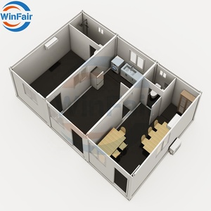 Winfair Eps Kim Loại Modular Modular 50 Mét Vuông <span class=keywords><strong>Prefab</strong></span> Đúc Sẵn Chất Lượng Hàng Đầu Giá Rẻ Container Nhà Giá Tự Nhiên Trong Ghana - Product Image 3