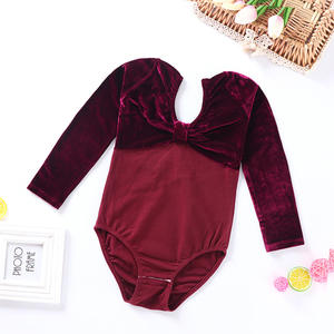 Gaun dansa lengan panjang anak perempuan, gaun dansa rok balet klasik - Product Image 6