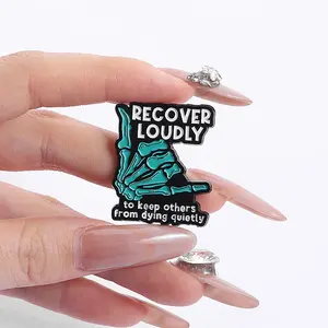 Broche en émail humoristique pour adultes, collection <span class=keywords><strong>de</strong></span> proverbes : « Tous les <span class=keywords><strong>drames</strong></span> doivent rester sur scène », badge <span class=keywords><strong>de</strong></span> revers, bijou amusant, cadeau pour amis - Product Image 3