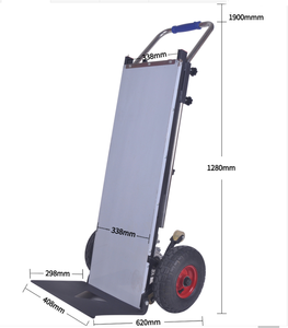 Zware Twee Wiel Materiaal Handling <span class=keywords><strong>Trolley</strong></span> Winkelwagen Elektrische Batterij Operated Hand <span class=keywords><strong>Trolley</strong></span> Elektrische Trap Klimmen Hand Tuck - Product Image 1