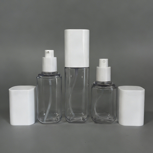 Stock d'usine – Flacons carrés en plastique de 80 ml, 100 ml, 120 ml pour sérum de soin, brume, masque facial et <span class=keywords><strong>faux</strong></span> cils - Product Image 3
