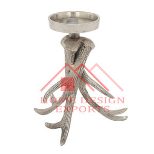 Home Decorations Hot Selling Aluminium <b>Candle</b> <b>Pillar</b> Holder for Home Decor Christmas Tree Aluminium <b>Candle</b> Holder Stands for - Product Image 4