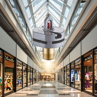 Tête de sprinkler rotative en acier inoxydable pour systèmes de sécurité incendie