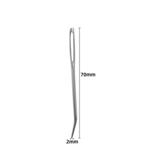 Agujas de Coser a Mano con <span class=keywords><strong>Punta</strong></span> <span class=keywords><strong>Redonda</strong></span> y Ojo Grande, Color Dorado y Plateado, para Bordado con Cinta y Punto de Cruz, Venta al Por Mayor - Product Image 6