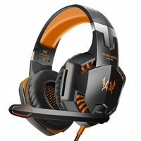 Casque de jeu filaire supra-auriculaire G2000, écouteurs Hi-Fi avec micro, vocalisation dynamique, casque stéréo de haute qualité