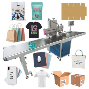 High Speed Vacuum Flat Screen Printer Automatic Silk Screen Printing Machine for Fabric Paper Bag <b>Balloon</b> T Shirt Tshirt T-Shirt - Product Image 1