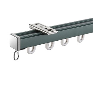 Phong Cách Hiện đại Kim Loại Dọc Mù Đường Sắt Theo Dõi Mịn Rèm Trượt Theo Dõi Cho Trang Trí Nội Thất - Product Image 1