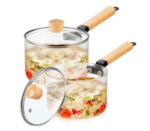 Marmite en verre/<span class=keywords><strong>casserole</strong></span> en verre pour la cuisson/marmite en verre - Product Image 1