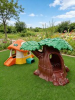 Tente de jeu en plastique pour l'apprentissage préscolaire et maison de poupée Happy Mushroom House - Article le plus vendu fabriqué en Chine Modèle 001