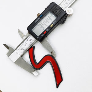 Metal S logo Badge Car Grill Emblem para <span class=keywords><strong>Mini</strong></span> <span class=keywords><strong>Cooper</strong></span> S Accesorios - Product Image 3