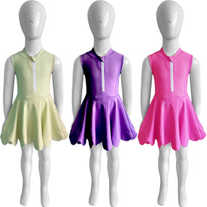 Robe d'été décontractée Ruidian pour yoga, sans manches, avec volants pétales, pour tout-petits, débardeur, vêtements <span class=keywords><strong>de</strong></span> <span class=keywords><strong>sport</strong></span> pour filles - Product Image 3