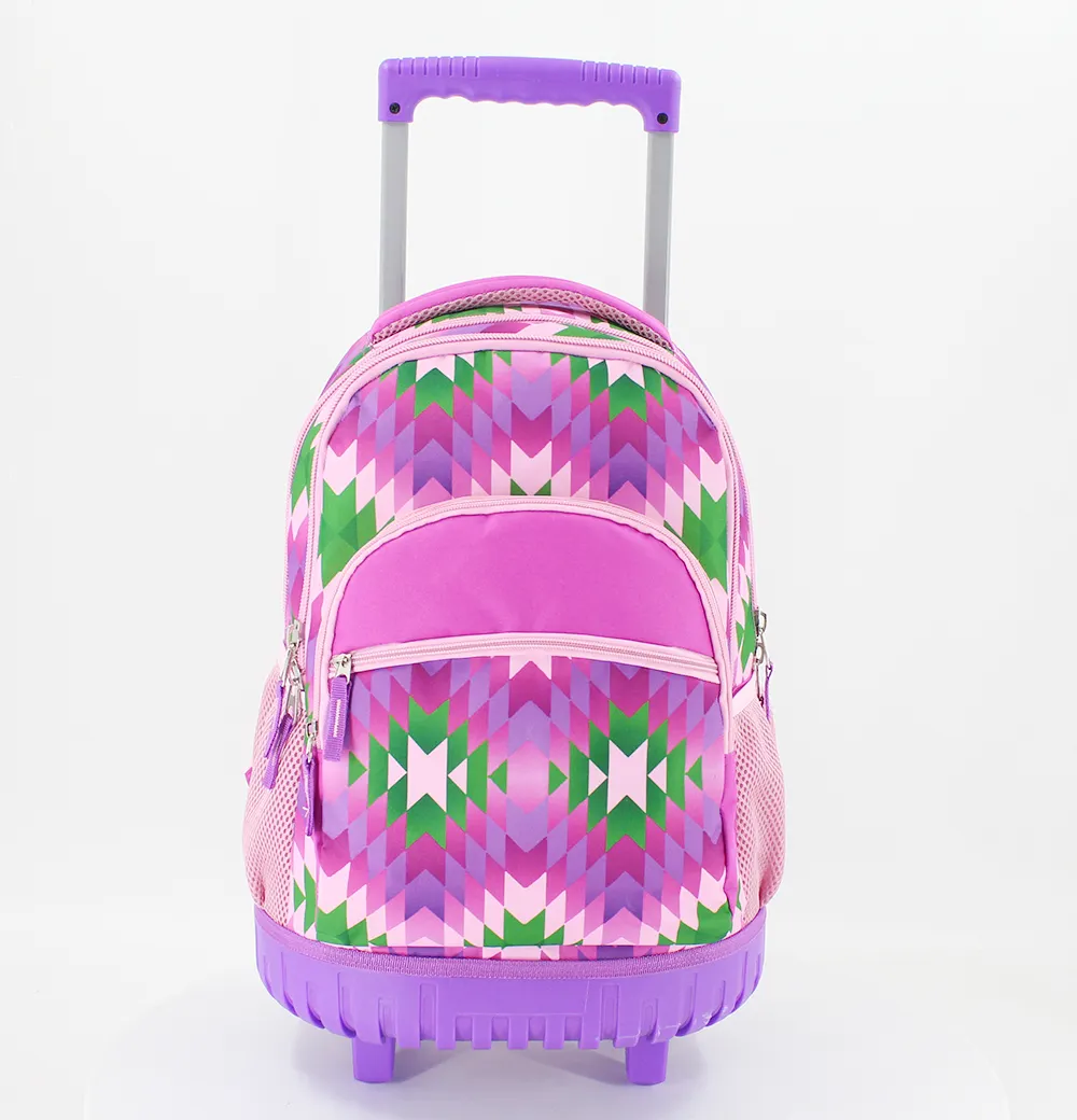 Высококачественная модная сумка-тележка с принтом, разноцветный рюкзак, Oem сумка-Тележка для покупок с принтом для девочек