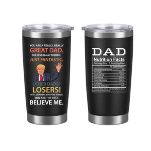 Nouvelle arrivée cadeau de fête des pères personnalisé <span class=keywords><strong>meilleur</strong></span> <span class=keywords><strong>papa</strong></span> valeur nutritive <span class=keywords><strong>tasse</strong></span> à café Ss304 gobelet isolé à sublimer 20 oz - Product Image 4
