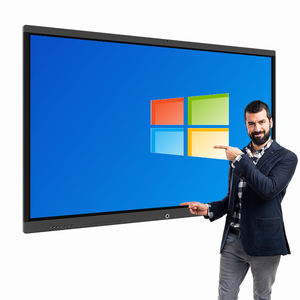 شاشة كبيرة 65 بوصة 4K * ، شاشات تلفزيون ذكية تعمل بنظام أندرويد للاجتماعات التعليمية التفاعلية - Product Image 4