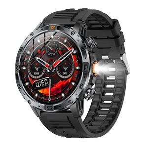 Reloj Inteligente AK91 con Llamadas por Bluetooth, 100 Modos Deportivos, Pantalla HD de 1.7'', Linterna Integrada, Brújula, Batería de 1000 mAh para Hombres, Deportes al Aire Libre - Product Image 1