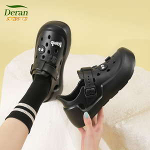 Chaussures <span class=keywords><strong>pour</strong></span> femmes Deran OEM antidérapantes, tendance, sabots d'extérieur, mignonnes, décontractées, vente directe d'usine, sabots en EVA, chaussures <span class=keywords><strong>pour</strong></span> femmes, chaussures épaisses, sandales - Product Image 1