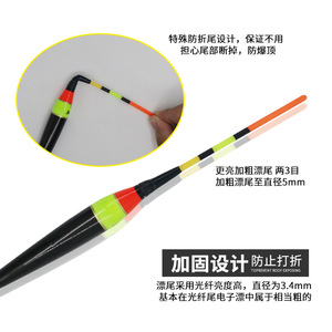 T-Profile Rock <b>Fishing</b> <b>Float</b> Balsa Wood High Buoyancy Electronic <b>Float</b> For Ocean <b>Fishing</b> Grass Carp Black Carp Night Use - Product Image 4