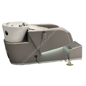 Kisen Head SPA Electric Chair Semi-Reclining Beauty Salon Massage Table Barber Store Hair Salon Flush Shampoo <b>Beds</b> - Product Image 1