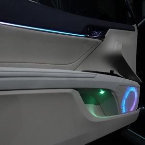 Easy to Cut Car Ambient Light for RHD Cars 12V RGB <b>Strip</b> with 3M <b>Adhesive</b> Suitable for Curved Surface Installation - Product Image 2