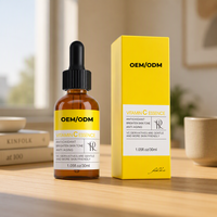 Sérum visage à la vitamine C et à la niacinamide pour lutter contre le vieillissement, éclaircir, hydrater, raffermir et réparer la barrière cutanée 30ml