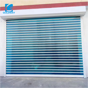 Puerta de Garaje Transparente de Aluminio con Persiana Enrollable Automática de Policarbonato y <span class=keywords><strong>Vista</strong></span> Completa - Product Image 3
