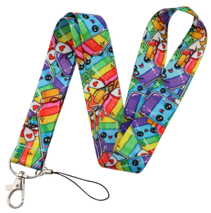 Lanières personnalisées arc-<span class=keywords><strong>en</strong></span>-ciel pour téléphone, <span class=keywords><strong>en</strong></span> polyester imprimé, style <span class=keywords><strong>mode</strong></span> fierté lesbienne (alternative), nouvelle promotion, meilleures ventes - Product Image 5