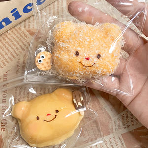 Juguetes de Peluche de Silicona Creativos para Aliviar el Estrés, Lindos Juguetes para Apretar con Rebote Lento, Regalos para Adultos y Niños - Product Image 3