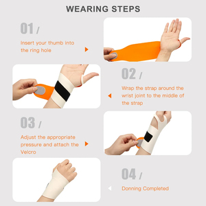 Bracelet de poignet réglable haute élasticité pour le sport et l'entraînement en salle de sport, soutien et soulagement pour le fitness – Vente en gros à chaud - Product Image 3