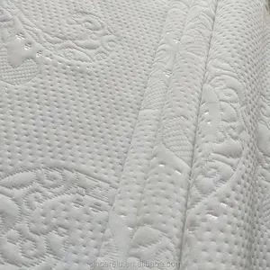 Kaliteli örme jakarlı yatak kumaşı örgü yatak kumaşı yatak kumaşı % 100% Polyester yatak kumaşı