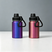 Botol Air Terisolasi Baja Anti Karat Lapis Elektro 12oz, Dinding Ganda Bebas BPA, Botol Air Custom dengan Logo untuk Anak