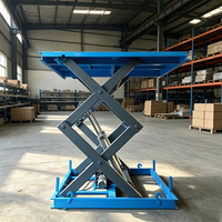 Plateforme élévatrice à ciseaux hydraulique fixe CE de 3800 kg, hauteur de levage de 6 m, pour le levage de marchandises lourdes et les tâches de transport vertical