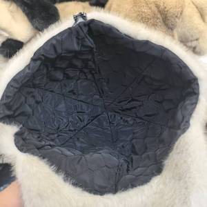 Plush Cat <b>Baseball</b> <b>Cap</b> White Rabbit Fur Keep Warm Adult Unisex Hat - Product Image 4