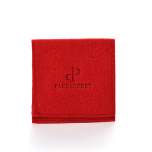 Bolsa de Joyería Simple de Microfibra PackSecret, con Logotipo Personalizado en Relieve, para Exhibición de Pulseras, Anillos, Collares, Embalaje de Regalo - Product Image 3