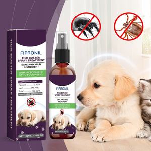 Spray anti-puces et anti-tiques naturel à la menthe, insecticide pour chiens et chats, prévention des puces et tiques - Product Image 3