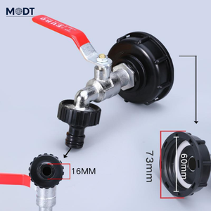 อุปกรณ์เสริมวาล์วท่อไอเอ็คบีสำหรับถัง IBC ของ MDT Wholesale ขนาด 1/<span class=keywords><strong>2</strong></span> นิ้ว <span class=keywords><strong>3</strong></span>/4 นิ้ว พร้อมหัวต่อสำหรับก๊อกน้ำในสวน - Product Image 6