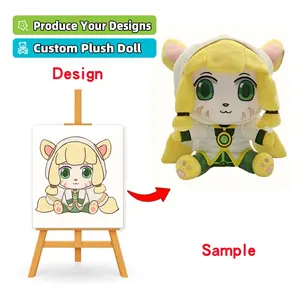 Giocattoli di peluche ripieni di produzione personalizzata bambole giocattoli per bambini mascotte bambole di peluche Anime personalizzate