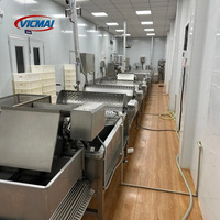 Lini Produksi Bakso Otomatis Efisiensi Tinggi dengan Penggiling, Pemotong Mangkuk, Pembentuk, Perebus, dan Pendingin untuk Pabrik Pengolahan Daging