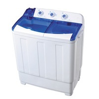 Machine à Laver 7 KG Domestique Double Bac Usine, Vente de Machines à Laver les Vêtements