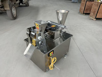 Machine automatique en acier inoxydable pour la fabrication de raviolis, samosas et empanadas, avec options de garniture à la viande et au chou