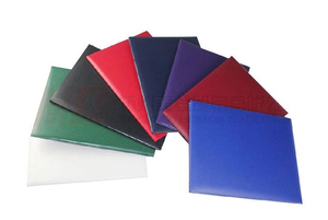 Fabbrica a buon mercato <span class=keywords><strong>A4</strong></span> formato <span class=keywords><strong>cartellina</strong></span> in similpelle di cartone certificato di laurea con Logo Foil - Product Image 4