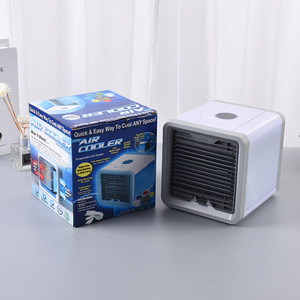 LED de 7 colores de luz de la noche de Ártico USB pequeño Mini <span class=keywords><strong>enfriador</strong></span> de aire acondicionado portátil refrigerador - Product Image 3