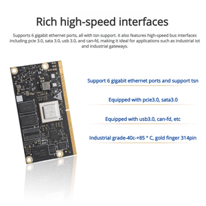 Carte mère MYIR Technology <span class=keywords><strong>MYC</strong></span> J1028X, processeur LS1028A, carte de développement embarquée (industrielle) double Gigabit Ethernet - Product Image 2