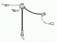 Câble de connexion ABS OEM pour GEELY LOTUS T132A FL & FR ABS.026.025 & ABS.026.026