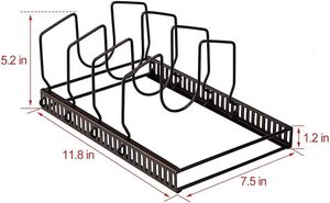 <span class=keywords><strong>Toplife</strong></span> Pot Couvercles Organisateur Rack pour Armoire et Comptoir - Product Image 2